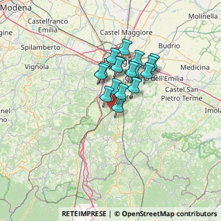 Mappa Strada delle Calzinare, 40065 Pianoro BO, Italia (9.74882)