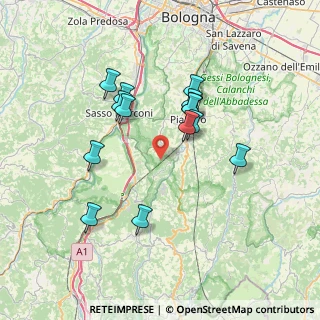 Mappa Strada delle Calzinare, 40065 Pianoro BO, Italia (6.60214)