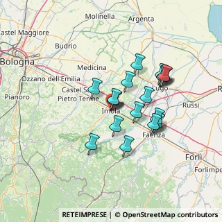 Mappa Via Vaini, 40026 Imola BO, Italia (11.6045)