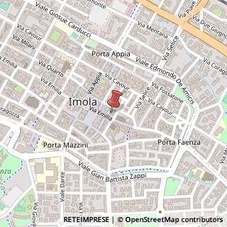 Mappa Via Vaini, 11, 40026 Imola, Bologna (Emilia Romagna)