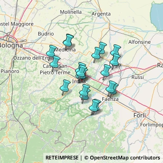 Mappa Via Curiel Enrico, 40026 Imola BO, Italia (10.6825)