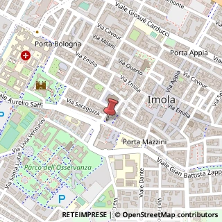 Mappa Viale Domenico Rivalta, 22, 40026 Imola, Bologna (Emilia Romagna)