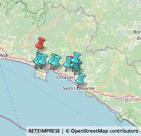 Mappa 16042 Carasco GE, Italia (8.84364)