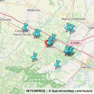 Mappa Via Alessandro della Nave, 40026 Imola BO, Italia (6.61143)