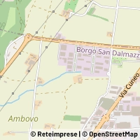 Térkép Borgo San Dalmazzo