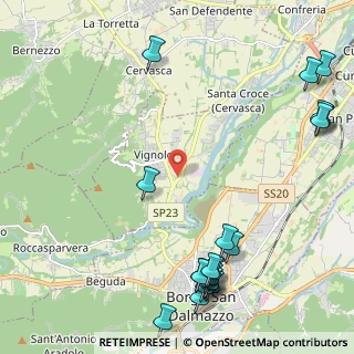 Mappa SP23, 12010 Vignolo CN, Italia (3.09)