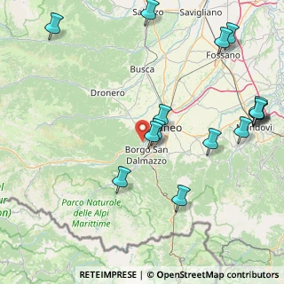 Mappa Via Monte Bussaja, 12010 Vignolo CN, Italia (20.978)
