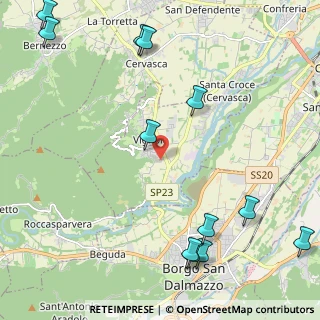 Mappa Via Monte Bussaja, 12010 Vignolo CN, Italia (3.03)