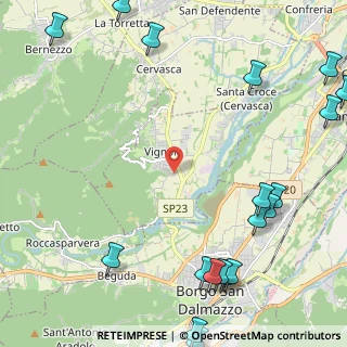 Mappa Via Monte Bussaja, 12010 Vignolo CN, Italia (3.5055)