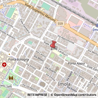 Mappa Via Manfredi, 1, 40026 Imola, Bologna (Emilia Romagna)