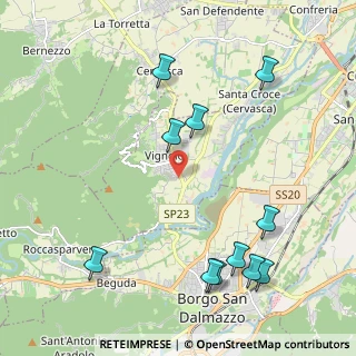 Mappa Via degli Orti, 12010 Vignolo CN, Italia (2.54909)