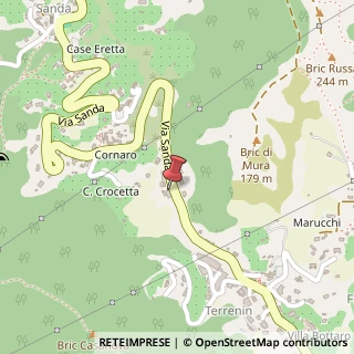 Mappa Via Sanda, 133, 17015 Celle Ligure, Savona (Liguria)
