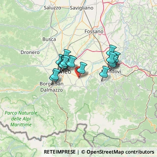 Mappa Via Peveragno, 12081 Beinette CN, Italia (10.31316)