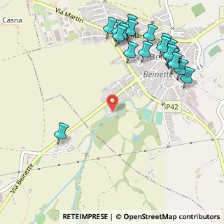 Mappa Via Peveragno, 12081 Beinette CN, Italia (0.678)