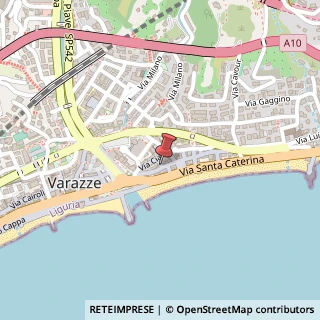 Mappa Piazzetta de Vigerio, 14/1, 17019 Varazze, Savona (Liguria)