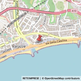 Mappa Via Gavarone, 14, 17019 Varazze, Savona (Liguria)