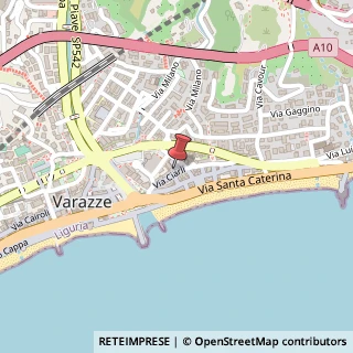 Mappa Via Ciarli, 41, 17019 Varazze, Savona (Liguria)