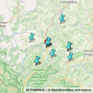 Mappa Via Rocca, 41045 Montefiorino MO, Italia (5.88727)
