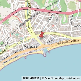 Mappa Viale Nazioni Unite, 12/14, 17019 Varazze, Savona (Liguria)