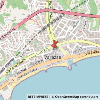 Mappa Via S.M Giuseppa Rossello, 5, 17019 Varazze, Savona (Liguria)