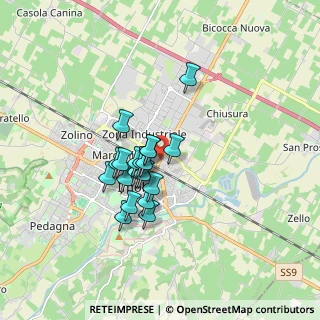Mappa Via Provinciale Selice, 40026 Imola BO, Italia (1.245)