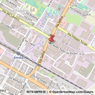 Mappa Via Claudio Treves, 1A, 40026 Imola, Bologna (Emilia Romagna)