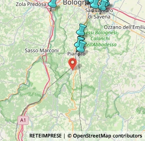 Mappa Via Fondovalle Savena, 40065 Pianoro BO, Italia (10.88833)