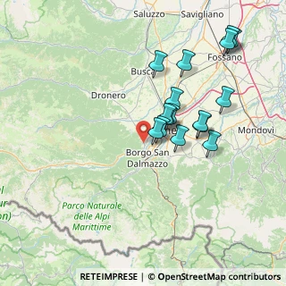 Mappa 12010 Vignolo CN, Italia (14.06625)