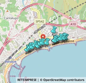 Mappa Via Lanzerotto Malocello, 17019 Varazze SV, Italia (0.3245)