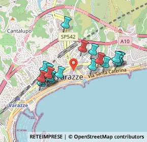 Mappa Via Lanzerotto Malocello, 17019 Varazze SV, Italia (0.424)