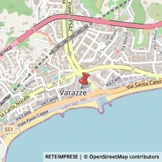 Mappa Via Campana, 34, 17019 Varazze, Savona (Liguria)