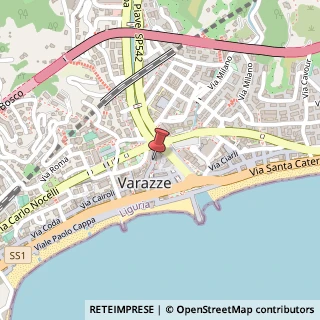 Mappa Via Lanzerotto Malocello, 27, 17019 Varazze, Savona (Liguria)
