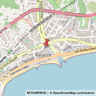 Mappa Via Malocello, 18, 17019 Varazze, Savona (Liguria)