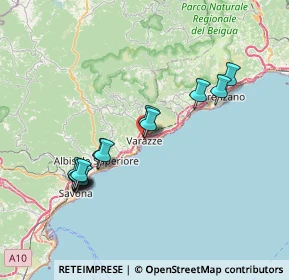 Mappa Via Lanzerotto Malocello, 17019 Varazze SV, Italia (7.44143)