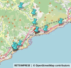 Mappa Via Lanzerotto Malocello, 17019 Varazze SV, Italia (2.06833)