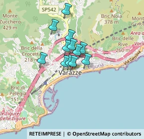 Mappa Via Lanzerotto Malocello, 17019 Varazze SV, Italia (0.53)
