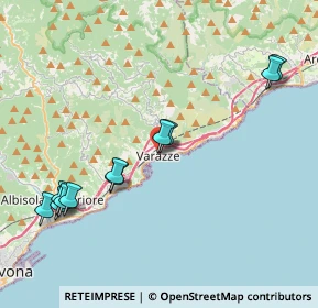 Mappa Via Lanzerotto Malocello, 17019 Varazze SV, Italia (4.49364)