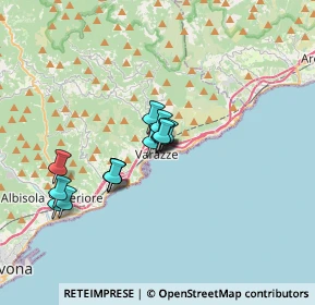 Mappa Via Lanzerotto Malocello, 17019 Varazze SV, Italia (2.53714)