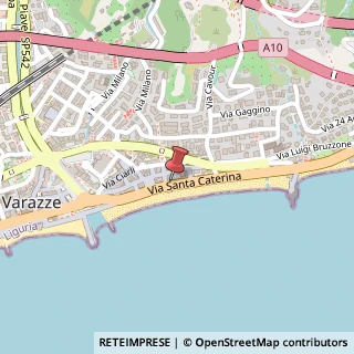 Mappa Via San Caterina, 30, 17019 Varazze, Savona (Liguria)