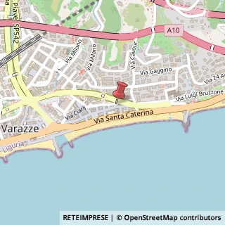 Mappa Piazzetta San Bernardo, 4, 17019 Varazze, Savona (Liguria)