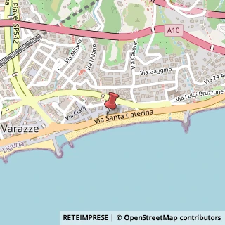 Mappa Via San Caterina, 30, 17019 Varazze, Savona (Liguria)