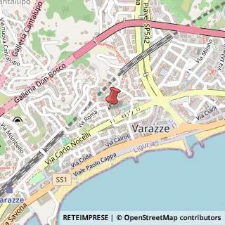 Mappa Via Giovanni Bosco, 34, 17019 Varazze, Savona (Liguria)