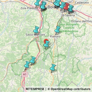 Mappa Via delle Valli, 40037 Sasso Marconi BO, Italia (12.282)