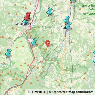 Mappa Via delle Valli, 40037 Sasso Marconi BO, Italia (6.48182)
