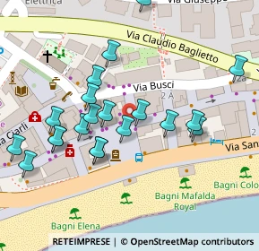 Mappa Via Busci, 17019 Varazze SV, Italia (0.0625)