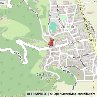 Mappa Via Roma, 1, 12010 Vignolo, Cuneo (Piemonte)