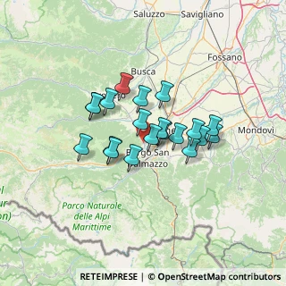 Mappa Piazza Grande, 12010 Vignolo CN, Italia (10.046)