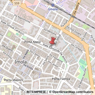 Mappa Viale Edmondo de Amicis, 137, 40026 Imola, Bologna (Emilia Romagna)