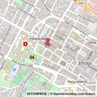 Mappa Via bandiera fratelli 12/a, 40026 Imola, Bologna (Emilia Romagna)