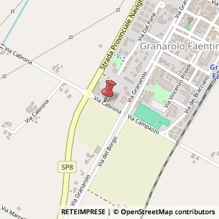 Mappa Via Cabrona, 4/2, 48018 Faenza, Ravenna (Emilia Romagna)
